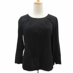 美品✨ エムズグレイシー ノーカラー ジャケット リボン ジップ - メルカリ