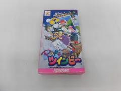  中古品 ゲーム スーパーファミコン ソフト ポップン ツインビー 箱・説付きのサムネイル