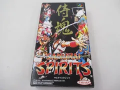  中古品 ゲーム スーパーファミコン ソフト 侍魂 サムライスピリッツ 箱・説・ハガキ付きのサムネイル