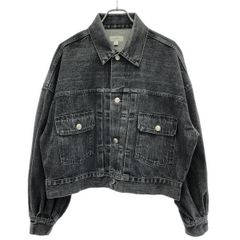 sacai サカイ 25SS Punching Denim Jacket ノーカラーデニムジャケット