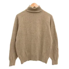 バーバリー ロンドン BURBERRY LONDON タートルネックセーター ニット ウール L ベージュ /JS ■ECG003のサムネイル