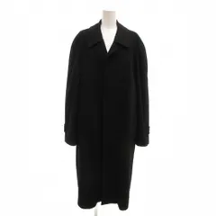 ハーディエイミス HARDY AMIES 美品 ステンカラーコート 比翼仕立て ラグランスリーブ カシミヤ 黒 ブラック /MXのサムネイル