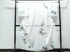 値下げ交渉OK！夏物 駒絽 本加工染 訪問着 正絹 F514 - メルカリ