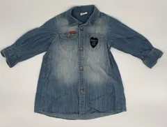 【最終出品】☆セット割対応☆ ブリーズ ベビー デニムシャツ 90cm （1913）