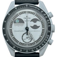 OMEGA X moon swatch メタルカスタム - メルカリ