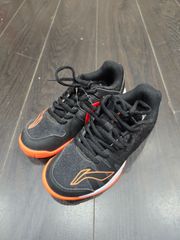 LI-NING バドミントンシューズ ブラック オレンジ - メルカリ