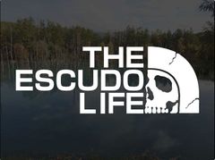 エスクード ステッカー THE ESCUDO LIFE ドクロデザイン 横14cm アトリエDOM カッティングステッカー