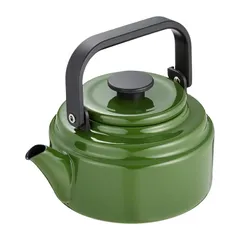 メーカー正規品 新品 野田琺瑯 ホーロー ケトル2.0L アムケトル IH対応 グリーン AM-20Kのサムネイル