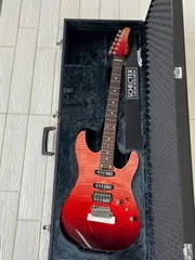 SCHECTER EX-4B-24-CTM-VTR-FM/RPSB/HR エレキギター 日本製 ハードケース付のサムネイル