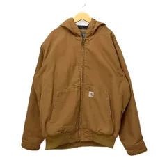 カーハート carhartt WASHED DUCK INSULATED ACTIVE JACKET アクティブジャケット フーディ L ブラウン 104050 BRNのサムネイル