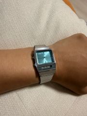 CASIO アナデジ AE-74 稼働品 - メルカリ