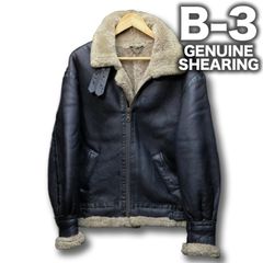 雰囲気抜群 B-3 濃茶 リアルムートン ボンバージャケット 本革 シープ