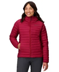 マーモット レディース トップス シャツ Marmot Womens Echo Featherless Hoody Red Mulber レッドのサムネイル