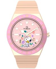 タイメックス レディース アクセサリー 腕時計 Tシャツ Timex Womens Quartz Analog Rose GoldTone Stainless Steel Watch 36mm Ros