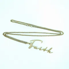 Jil Sander ジルサンダー　Faith　ネックレス　ゴールドカラー　イタリア製のサムネイル