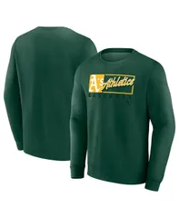 ファナティクス メンズ アウター パーカー・スウェット シャツ フリース Fanatics Mens Green Athletics Focus Fleece Pullover Sweatshirtのサムネイル