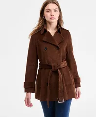 ビーシービージーマックスアズリア レディース アウター ジャケット・ブルゾン コーデュロイ コート BCBGMAXAZRIA Womens Belted Corduroy Trench Coat Moのサムネイル