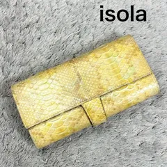 isola アイソラ 長財布 パイソン型押し レザー ラウンドジップのサムネイル