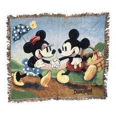 Disney Mickey & Pluto ヴィンテージブランケット - メルカリ