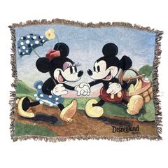 激レア】ディズニーDisney90s Vintageラグマット ミッキーミニー