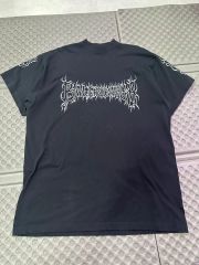 正規品 名作 vetements ハードコア パッチワーク メタルロゴ Tシャツ