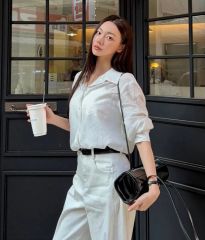MEER.】SHOULDER BELTLAYERED SHIRT - メルカリ
