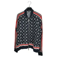 DSQUARED2 ディースクエアード 20SS ラインテープ ジャケット ブルゾン S74DM0402 S52715 48 ダークネイビー/レッド メンズのサムネイル