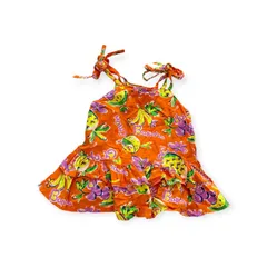 【Size 90】vintage フルーツ ワンピースのサムネイル