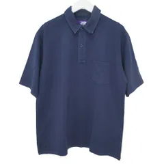 ノースフェイス パープルレーベル THE NORTH FACE PURPLE LABEL ナナミカnanamica 半袖 ポロシャツ ロゴ 胸ポケット Mサイズ ネイビー k418120 0528のサムネイル