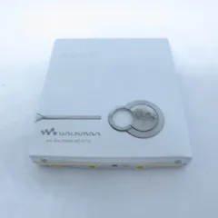 I424　SONY　MD　WALKMAN　ポータブル　MD　プレイヤー　MZ-E710　ソニー　MD　電池　シルバーのサムネイル