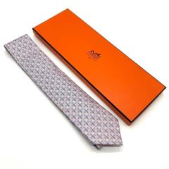 新品保管品✨現行エルメス アイコン総柄「ピエス・メ」シルクツイル