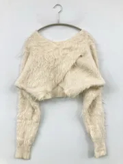 Chico チコ ニット/セーター F アイボリー ウール・ニット ナイロン 無地 ショート丈 長袖 Vネック クルーネック(丸首) レディースのサムネイル