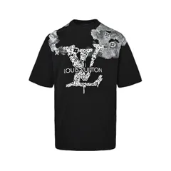 【今日特価】Louis Vuitton 水墨暈染レタープリント T シャツのサムネイル