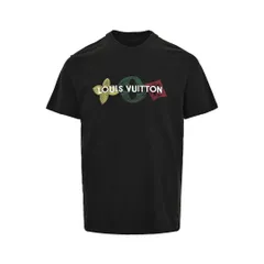 【今日特価】Louis Vuitton 24ss 三つ花文字刺繍 T シャツのサムネイル