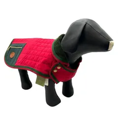 GUCCI グッチ ドッグウェア コットン M 犬 ペット 服 695733 グリーン レッド 37×32 ロゴ ポケット付き ギフト プレゼントのサムネイル