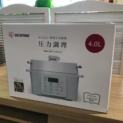 新品・未開封　アイリスオーヤマ　電気圧力鍋　満水容量 4.0L　PC-MA4　グリル鍋　IRIS OHYAMA　圧力鍋　キッチン家電　万能鍋　◎のサムネイル
