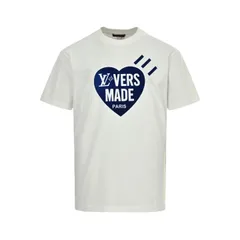 【今日特価】Louis Vuitton 25ss ラブハートフロッキングプリント T シャツのサムネイル