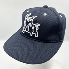 DESCENTE デサント オリックス・バファローズ ロゴ キャップ 帽子 52-56cm 刺繍 ベースボール CAP ネイビー メンズ SU-29-12のサムネイル