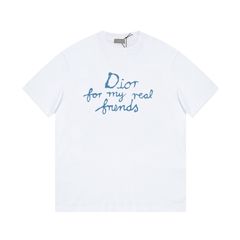 [오늘 한정 특가]Dior 봄 여름 디자인 크루 넥 T 셔츠 - 세련되고 편안한 착용감 [오늘 특가 | 신품 미사용품]-WT0 수입