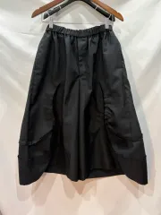 正規品 コム・デ・ギャルソン ブラック スリット バミューダ 밴딩 パンツ Sのサムネイル