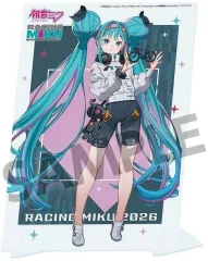 【新品】アクリルスタンド・アクリルパネル レーシングミク 2026 TEAM UKYO 応援 Ver. ビジュアルアクリルプレート 「初音ミク GTプロジェクト」