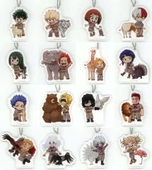 ヒロアカ原画展 アクリルキーホルダー【WORLD BEST HERO】全種セット