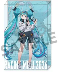 【中古】アクリルスタンド・アクリルパネル レーシングミク 2026 TEAM UKYO 応援 Ver. アクリルブロック 「初音ミク GTプロジェクト」