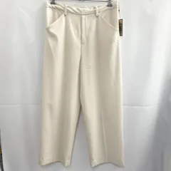 【中古】SUNSEA WIDE PANTS サイズ2 ベージュ サンシー ウール 21S41 [19]のサムネイル
