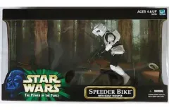 【中古】フィギュア スピーダー・バイク with スカウト・トルーパー 「スター・ウォーズ パワー・オブ・ザ・フォース」 12インチ フィギュア