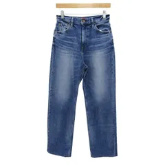 レッドカード デニムパンツ ボトムス ストレッチ 日本製 レディース 25サイズ インディゴブルー RED CARD 【中古】