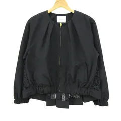 ザショップティーケー ブルゾン ジャケット アウター レディース Mサイズ ブラック THE SHOP TKのサムネイル