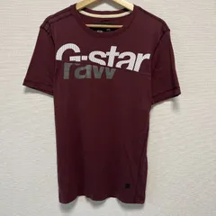 (^w^)b G-STAR ジースター Tシャツ クルーネック 半袖シャツ ロゴプリント Raw カットソー 春 夏 秋 カジュアル ストリート デイリーユース 丸首 プリントT サマーT トップス メンズ サイズL OM12858HGのサムネイル