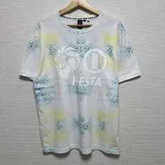 ビッグサイズ！XLサイズ (^w^)b NESTA ネスタ Tシャツ 半袖 丸首 クルーネック 幾何学模様 タイダイ風 BRAND LION TRADE MARK GRIFFIN Tee 春 夏 秋 カジュアル ストリート リゾート メンズ OM12867HGのサムネイル