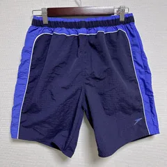 (^w^)b SPEEDO スピード ショートパンツ・ハーフパンツ ナイロン100% ハーフ丈 ウエストゴム サイドライン 格子柄 夏 春 秋 スポーツ トレーニング ランニング リゾート タウンユース カジュアル 速乾 メンズ サイズL OM12881HGのサムネイル